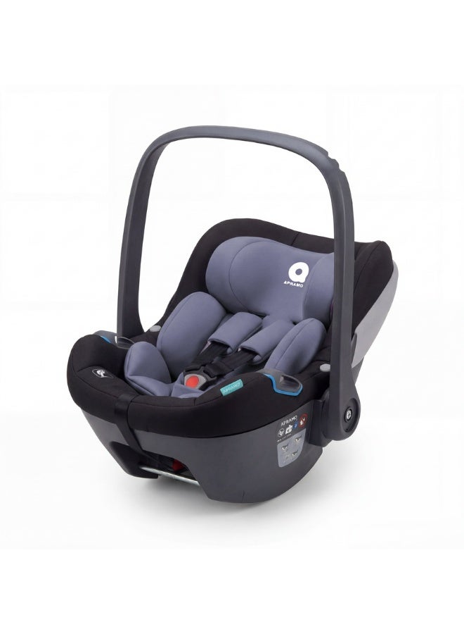 Apramo Group 0+ Infant Car Seat | Lightweight Carrier for Newborns 0-13kg | Sun Canopy & Ergonomic Handle | Secure 3-Point Harness - Image 2