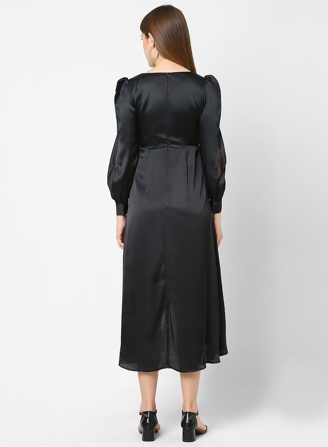 Mish Satin Midi Dress - Image 1