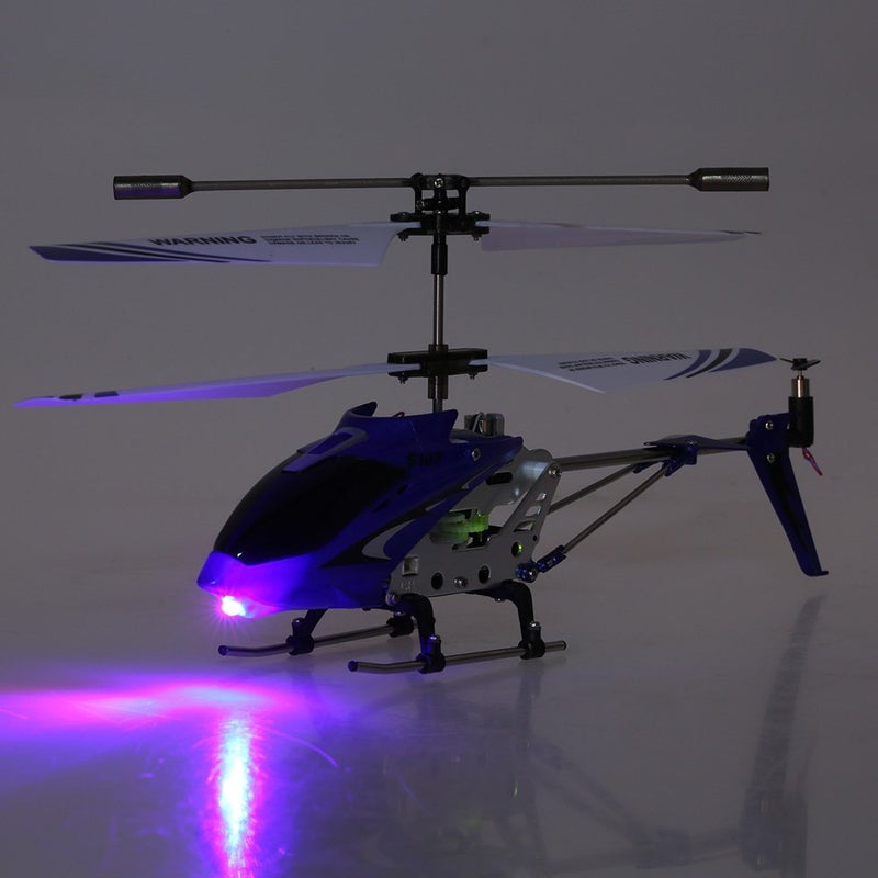SYMA S107G 3 Channel RC Helicopter with Gyro, Blue - Image 5