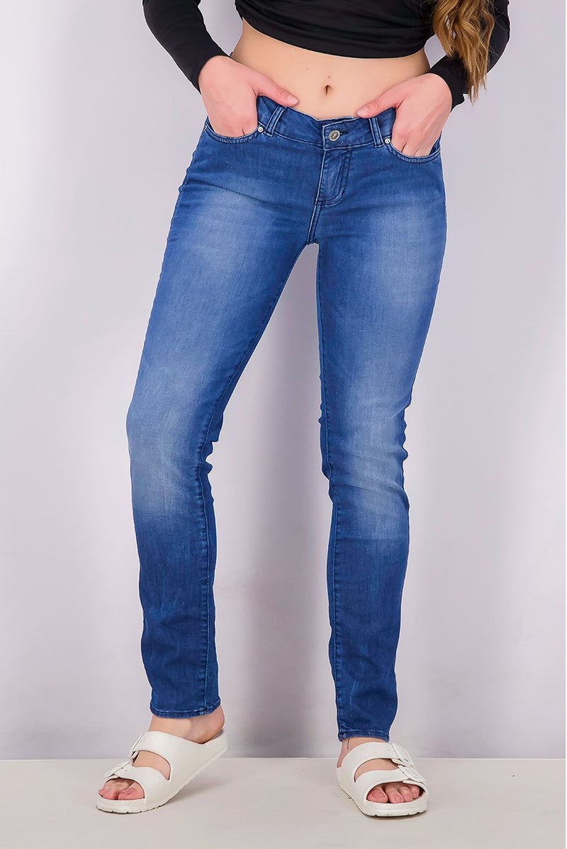 Seven 7 Women Regular Fit High Waist Stretchable Denim Jeans, Blue - Image 1