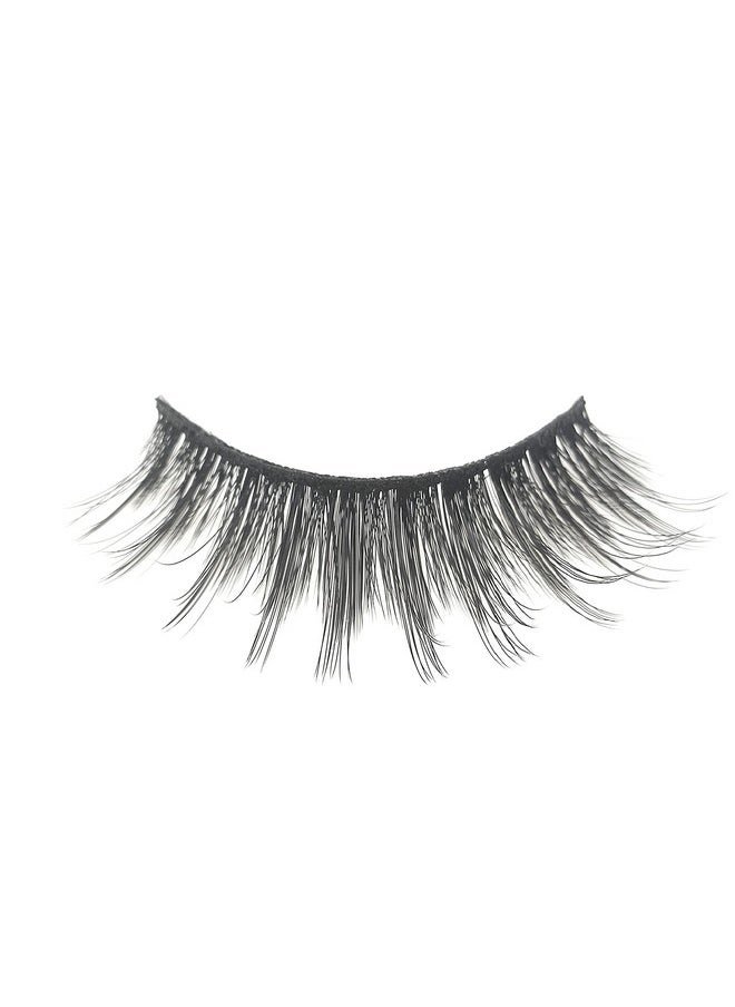 Siren Call (Formally Uwu) Reusable 15 Wears, Fluffy Looking Vegan False Lashes, Handmade From Korean Silk. Lightweight Cruelty Free Eyelash With Volume 1 Pair