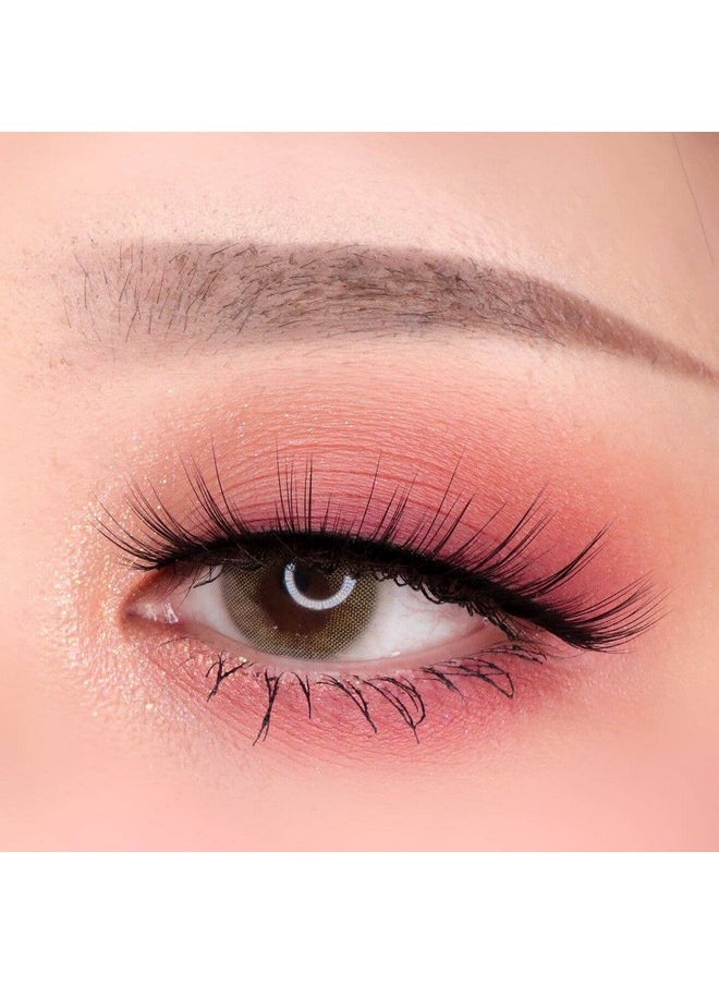 Siren Call (Formally Uwu) Reusable 15 Wears, Fluffy Looking Vegan False Lashes, Handmade From Korean Silk. Lightweight Cruelty Free Eyelash With Volume 1 Pair