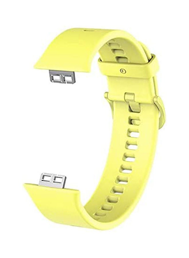 NIBEMINENT Wristband For Huawei Watch Fit Yellow - Image 1