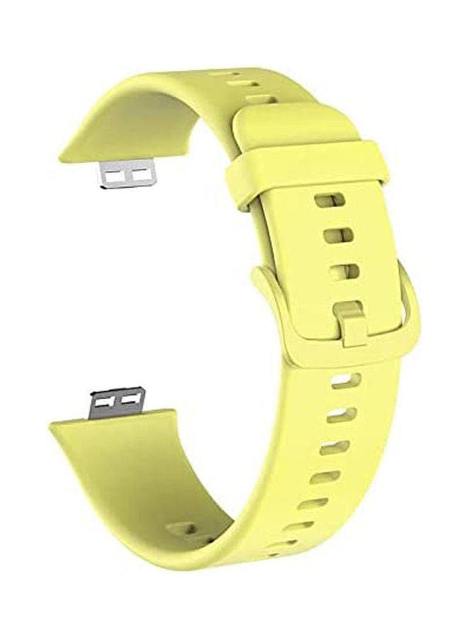 NIBEMINENT Wristband For Huawei Watch Fit Yellow - Image 2