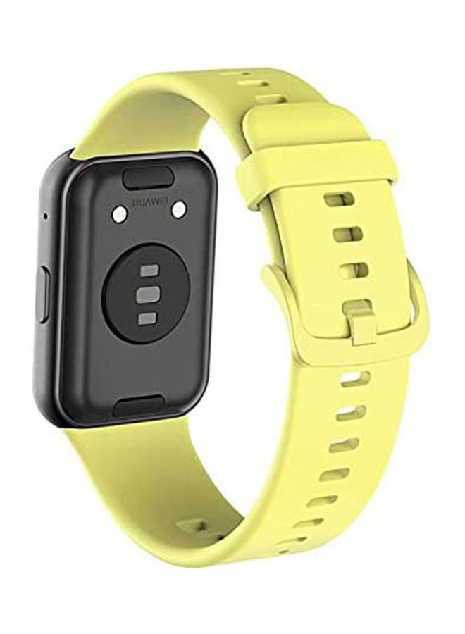 NIBEMINENT Wristband For Huawei Watch Fit Yellow - Image 5