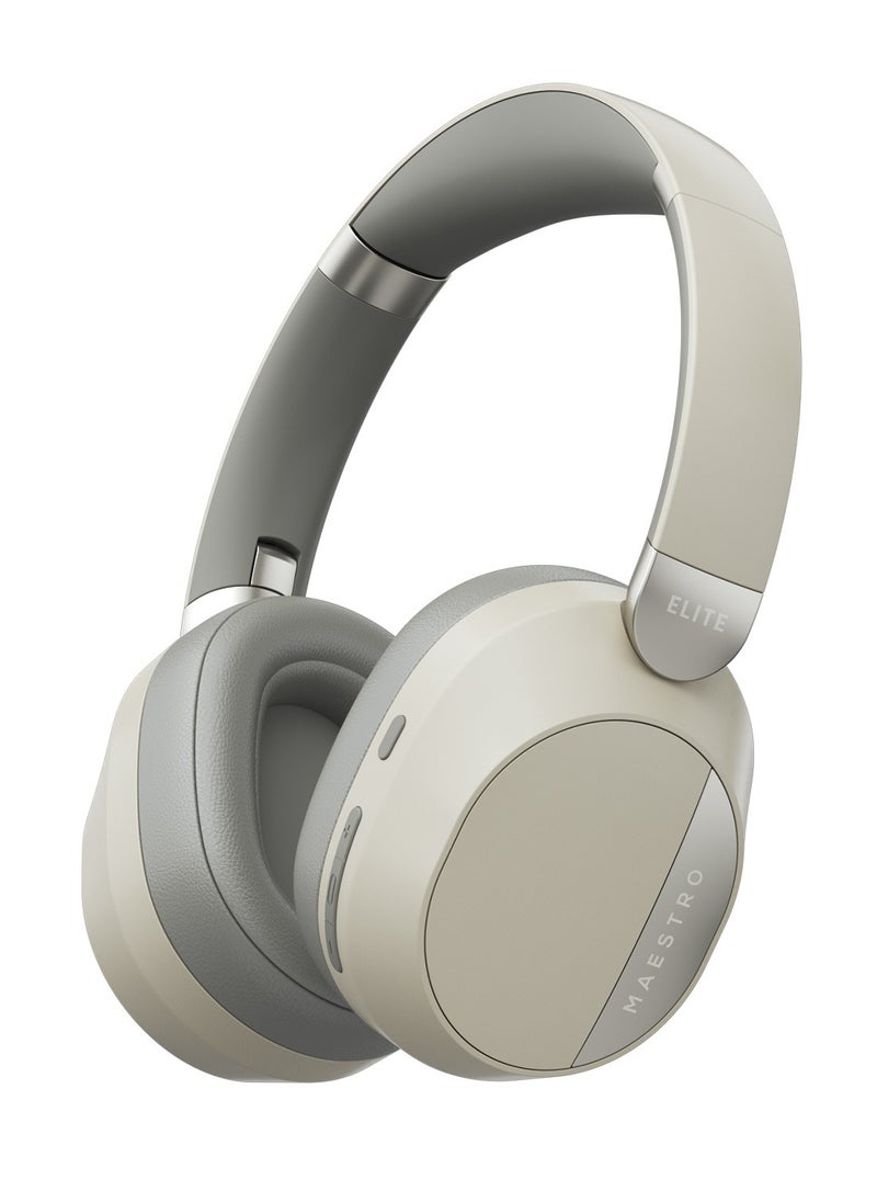 Maestro - Bluetooth Headphones with ANC - Cream (Elite) - Image 1