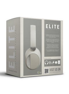 Maestro Bluetooth Headphones with ANC - Cream (Elite)  - Image 5