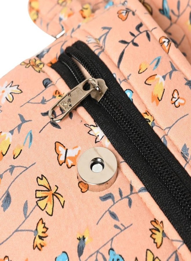Coco Candy Women's Casual Lightweight Stylish Handbag | Floral Bow Peach Sling Bag for Women - Perfect for Daily Use - Image 3