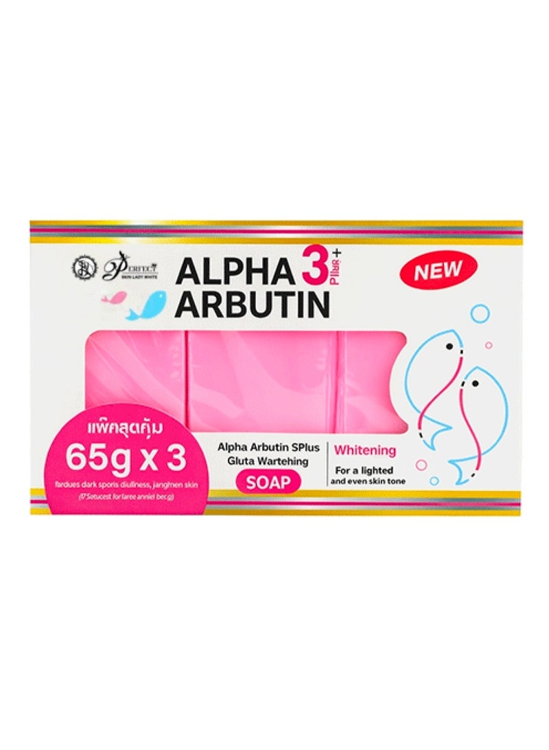 ألفا أربوتين صابون تبييض ألفا أربوتين 3 بلس جلوتا لتفتيح وتوحيد لون البشرة - Image 2