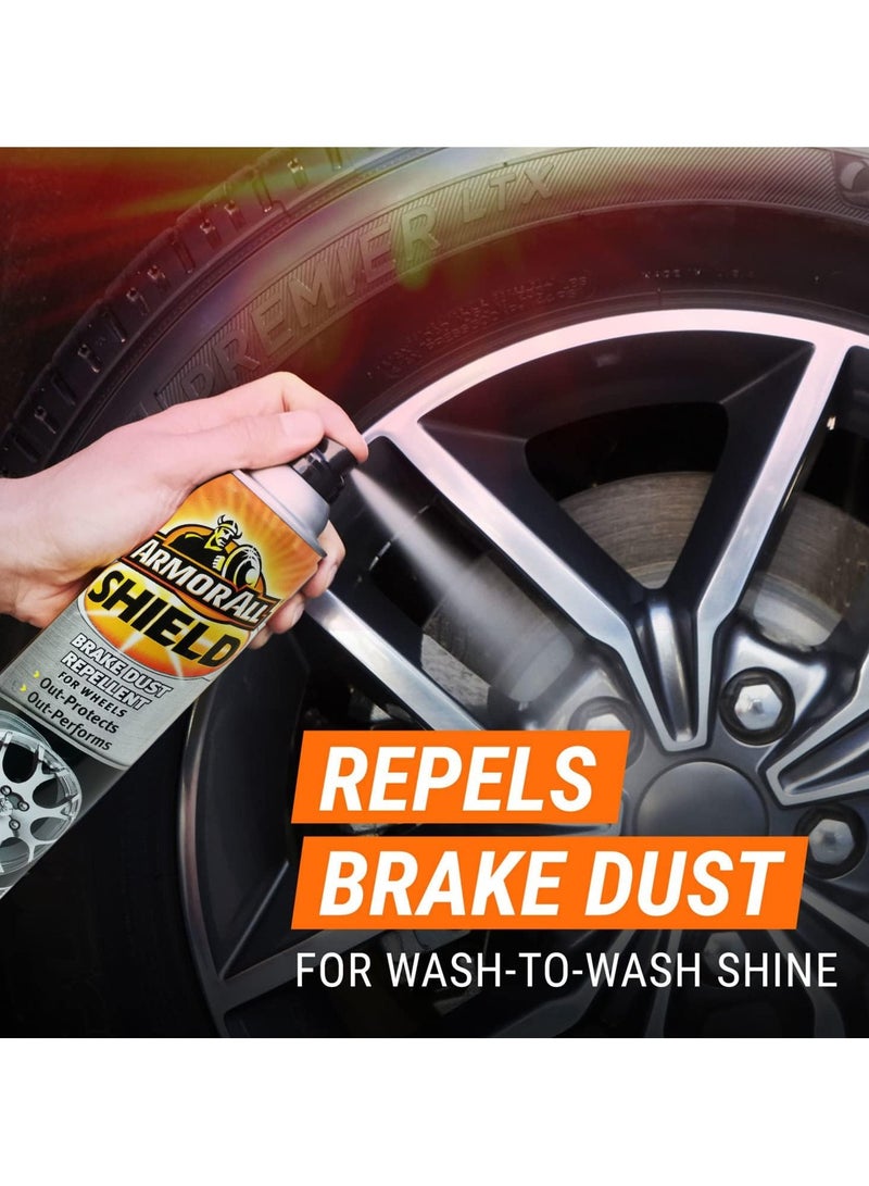 ARMOR ALL SHIELD Brake Dust Repellent 300ml Car Wheel Cleaner Spray Powerful Foaming Formula Wheels Finish And Shine - Image 4