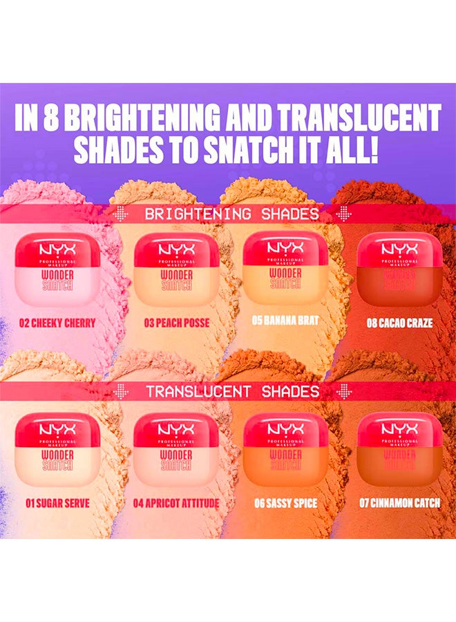 NYX PROFESSIONAL MAKEUP Wonder Snatch Powder, Lifting Loose Powder, Up to 16 HR sweat-proof & non-smudging wear, Cheeky Cherry - Image 3