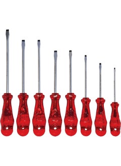4100 00 8108 Kraft Series Flat Tip Screwdriver Set (8 Pieces)