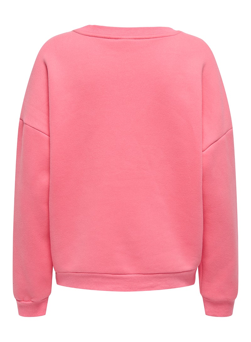 ONLY Onlholly L/S V-Neck Brooch Cs Swt - Image 2