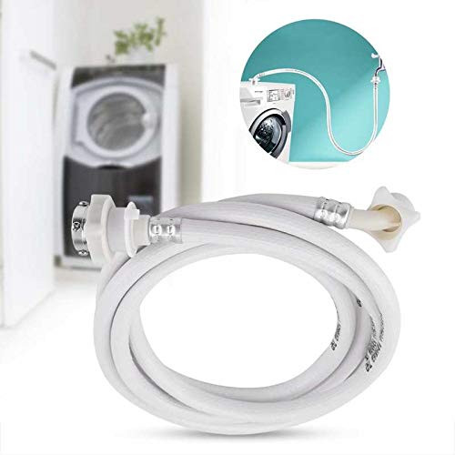 MLD 3 meter automatic washing machine with Tap Adaptor Water pipe inlet Flexible hose pipe front load and top loading fully automatic Washing Machines (Size 3 Meter,Color-Multi, Material-Plastic) - Image 2