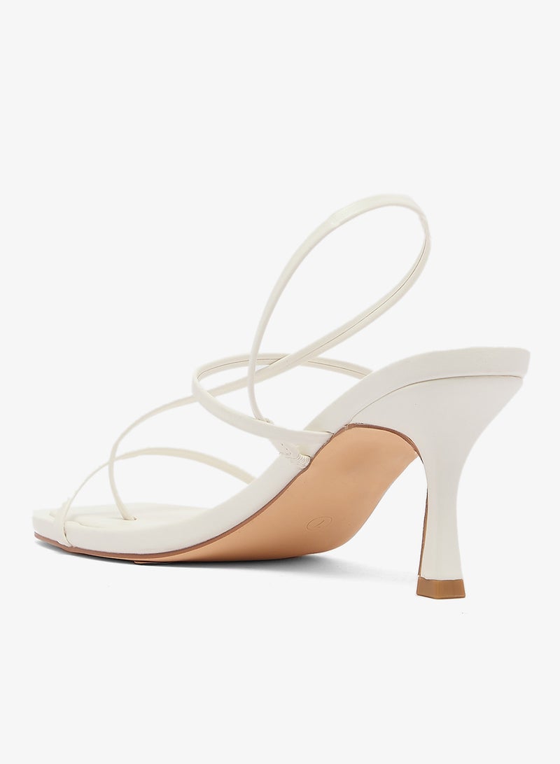 GLAMOROUS Ankle Strap Barely High Heel Sandals - Image 3