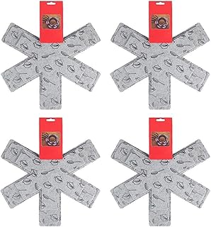 Acronde Acronde 12PCS Pot & Pan Protectors Cookware Protector Set Divider Pads to Prevent Scratching, Separate and Marring, 3  - Image 1