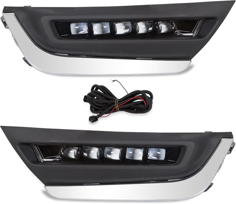 Kojem LED Fog Lights for 2017-2019 Honda CR-V with Bezel Pair - Image 2