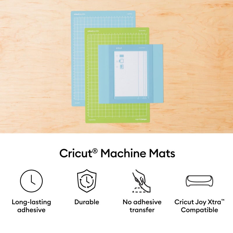 Cricut Mat Variety Pack (4 Count, 8.5in x 12in) - for Joy Xtra Machine - Includes 2 StandardGrip & 2 LightGrip - Image 4