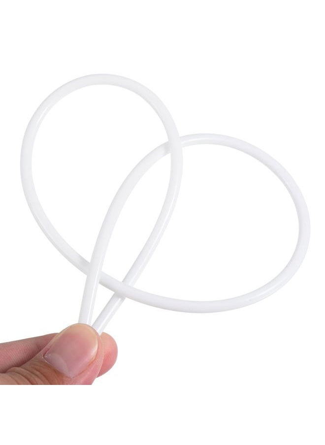 PATIKIL - Wicker Repair Kit, Round Synthetic Fix Kit Vinyl Plastic Rattan Replacement for Garden Furniture Rattan Chair Sofa Couch Basket 0.55 LB, White - Image 1