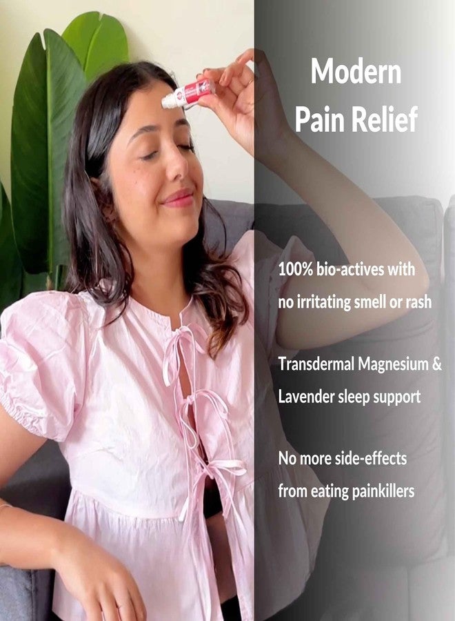 Zanskar Headache & Migraine Roll-on | Instant Relief from Stress, Eye Strain, Sinus & Cold | Magnesium + Lavender + Clove | Natural, Pocket-Friendly, Premium Packaging - 10 ml - Image 5