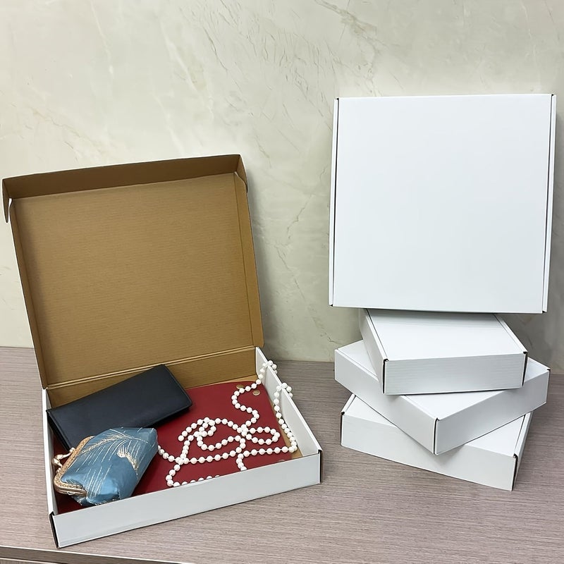 White Corrugated Cardboard Boxes 15 Pack 6x4x2.3 Inch for Mailing Packaging - Image 5