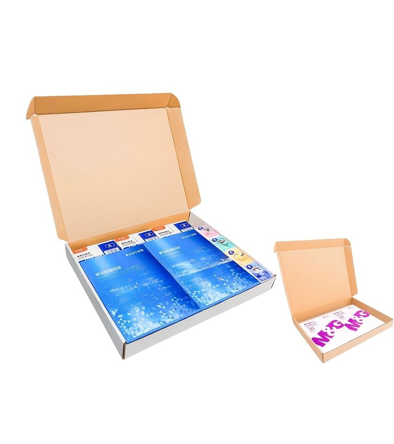 White Corrugated Cardboard Boxes 15 Pack 6x4x2.3 Inch for Mailing Packaging - Image 3