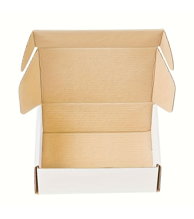 White Corrugated Cardboard Boxes 15 Pack 6x4x2.3 Inch for Mailing Packaging - Image 4