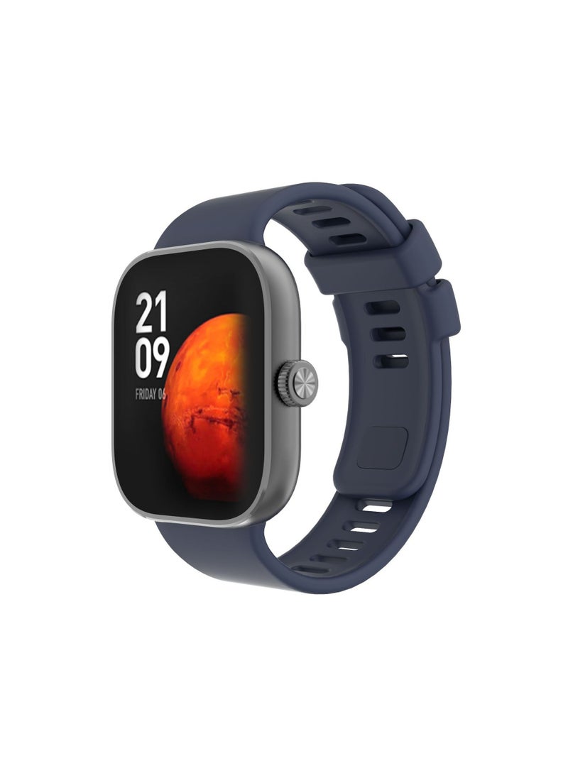 Generic Strap Compatible with Redmi Watch 5/4,Xiaomi Mi Band 9 Pro/8 Pro Soft TPU Adjustable Band for Men and Women,Blue  - Image 1