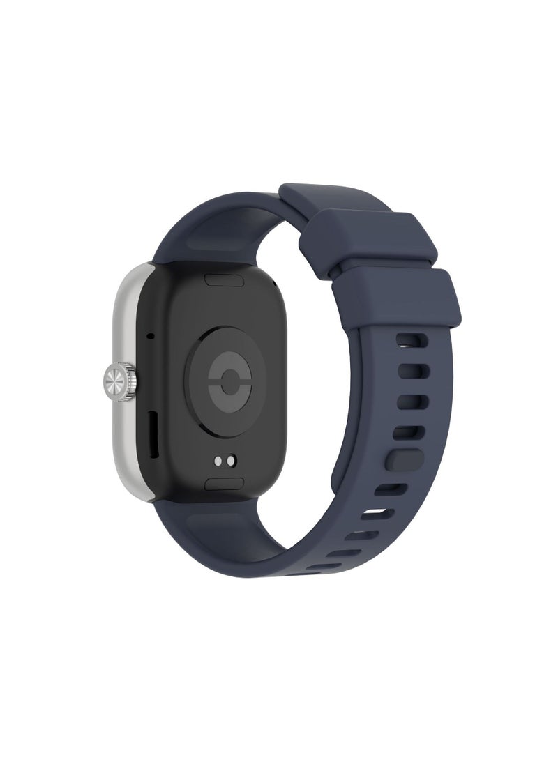Generic Strap Compatible with Redmi Watch 5/4,Xiaomi Mi Band 9 Pro/8 Pro Soft TPU Adjustable Band for Men and Women,Blue  - Image 2