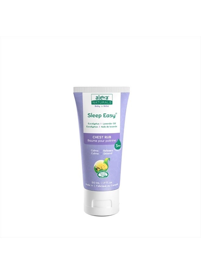 Aleva Naturals Soothing Comfort Chest Rub | Gentle and Easy to Use | Healthy Baby Care | Refreshing Scents of Eucalyptus and Lavender Oils | for Babies with Stuffy, Runny Noses - 1.7 Fl Oz - Image 1