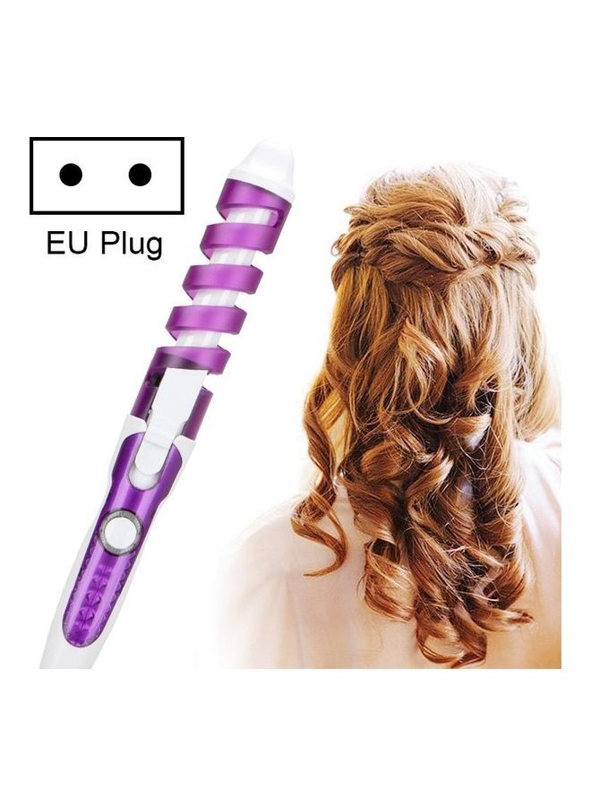 NIBEMINENT Professional Salon Hair Curler Purple/White - Image 1