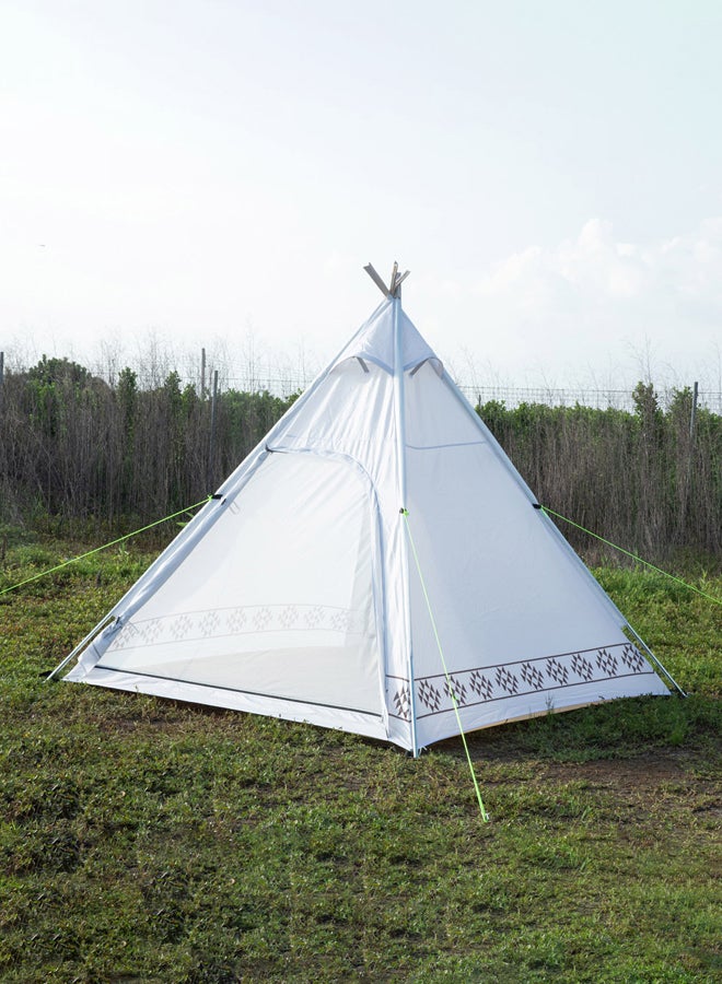 DPT Pyramid lodge tent, Gray, Size220*220*200 Cm - Image 3