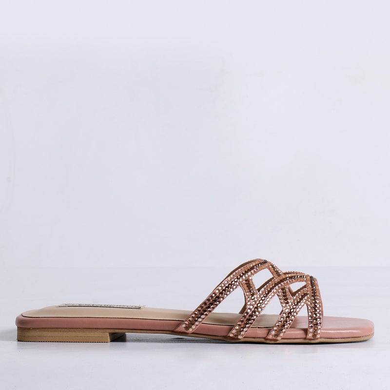 Crystalicious Fiona Luxurious Rhinestones Sandals Handcrafted by Artisans Effortless Glamour for Every Occasion - Image 4