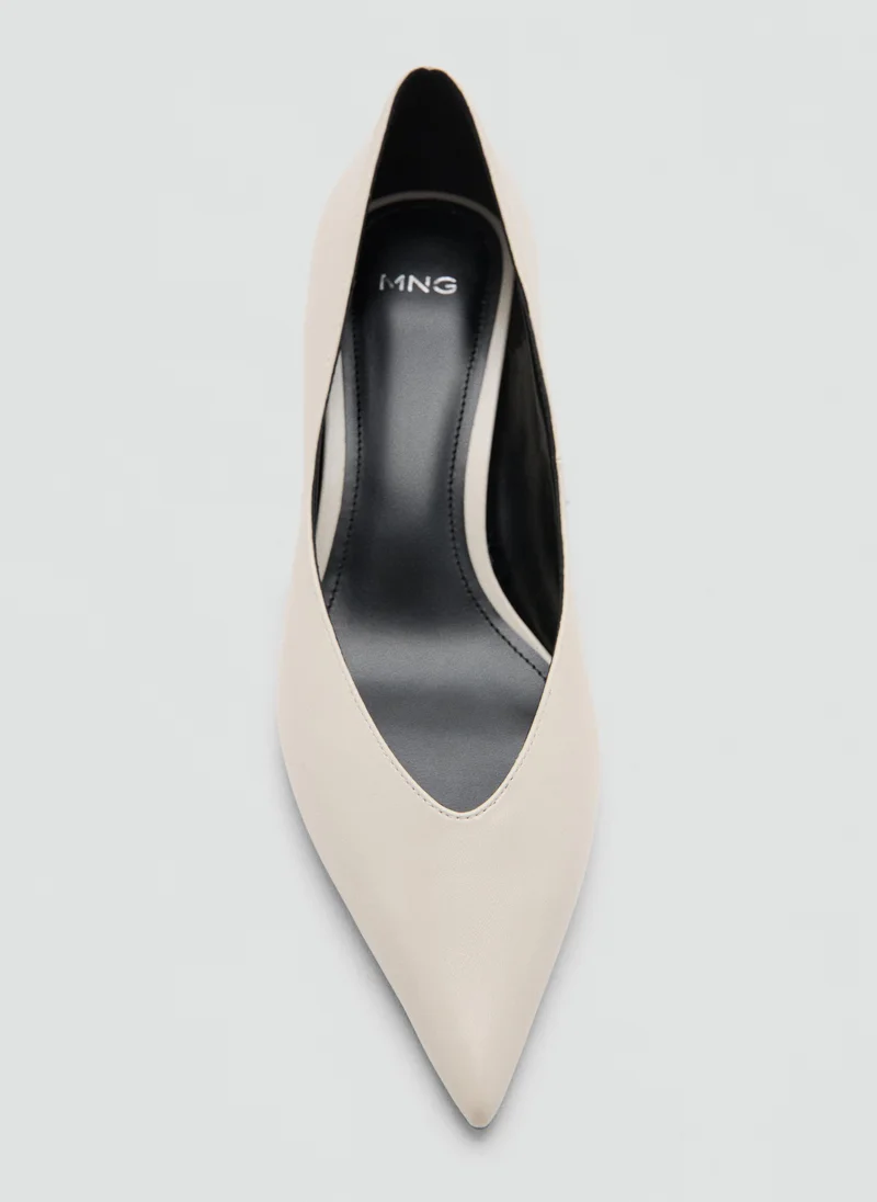Mango 05-CRUDO Kitten Heel Pointed Toe Shoe for Women | Best Price UAE