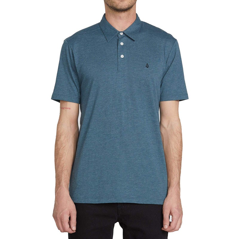 Volcom Men's Banger Polo Airforce Blue Medium