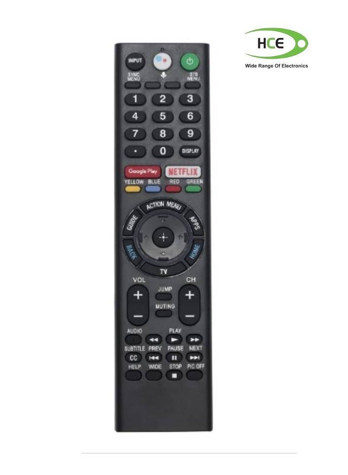 Replace Voice Remote Control with Mic fit for Sony Black
