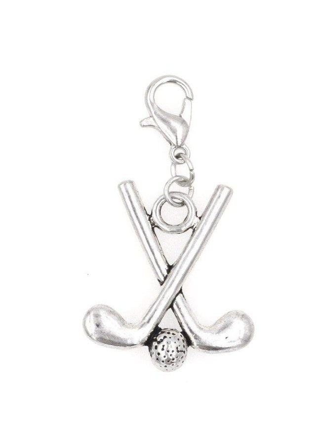 إتس أول أباوت...يو! تعليقة على شكل مضارب غولف وكرة غولف، مثالية للقلائد والأساور 101Ae - Image 1