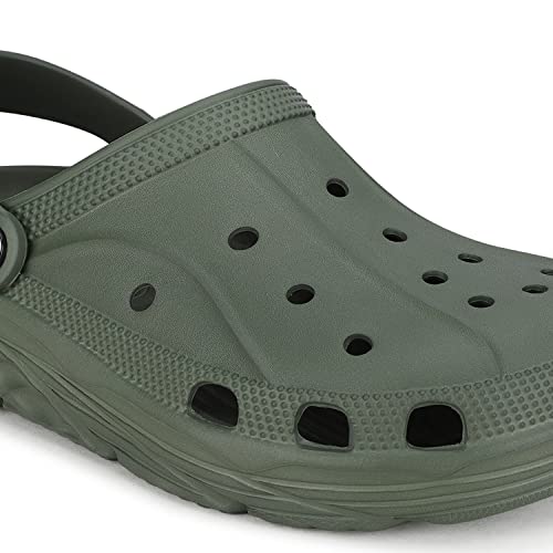 Campus Men's GC-4003 OLIVE Clogs - 6UK/India GC-4003 - Image 4