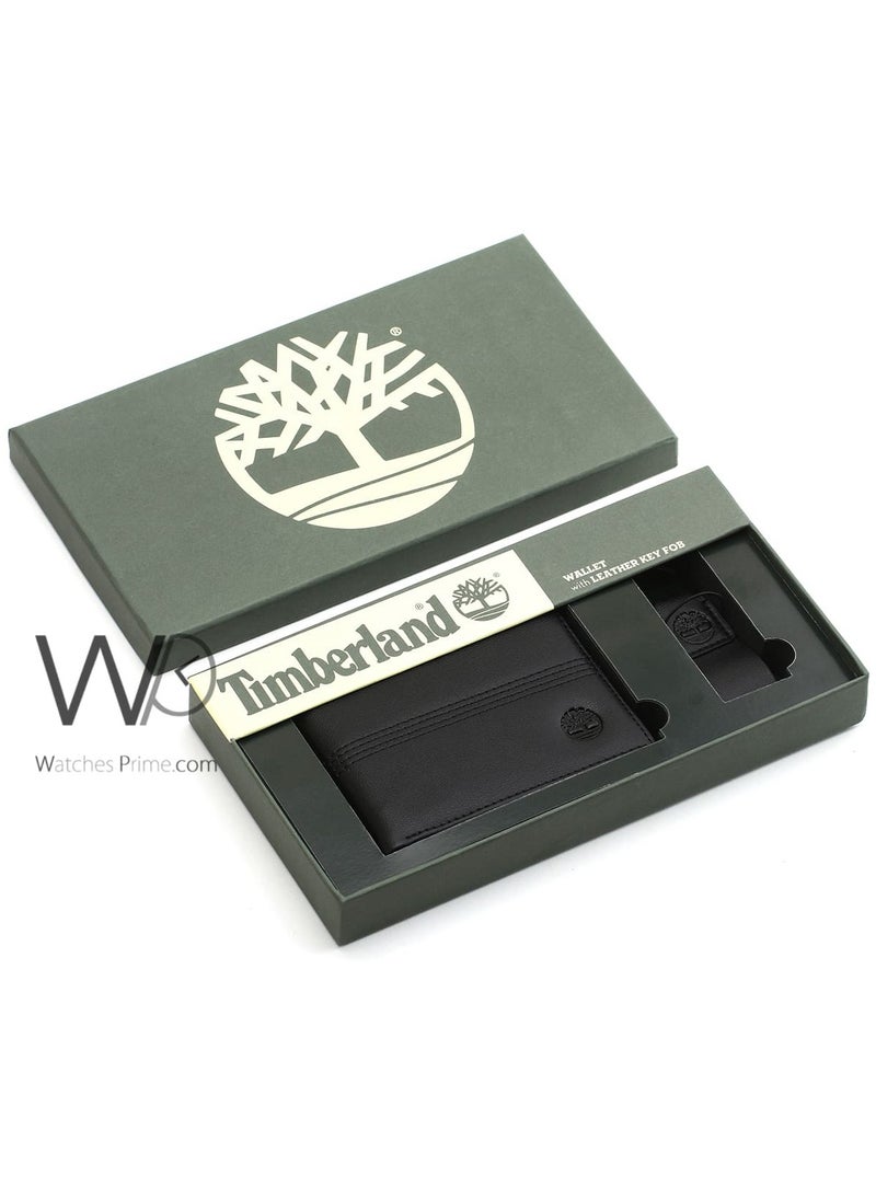 Timberland PRO - Timberland Wallet and Men's Key Medal in Black with Box - Image 1