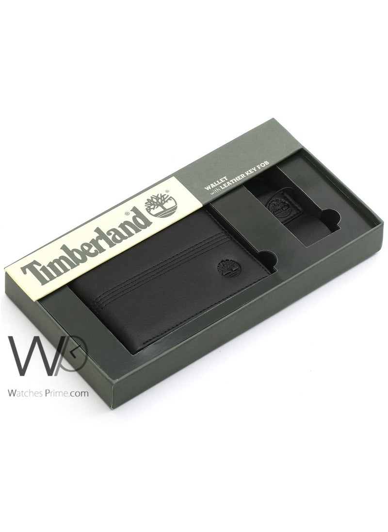 Timberland PRO - Timberland Wallet and Men's Key Medal in Black with Box - Image 1