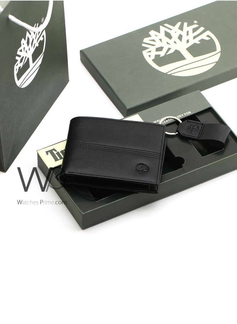 Timberland PRO - Timberland Wallet and Men's Key Medal in Black with Box - Image 1
