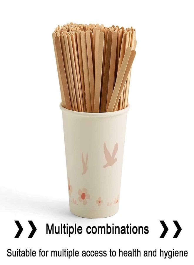 SFU E Com Mawana Brown Sugar Sachets With Coffee Stir Sticks Wood Stirrers Combo | Disposable Drink Stirrers for Tea, Coffee etc. | Mawana Brown (50pcs) Stirrer (50pcs) - Image 2
