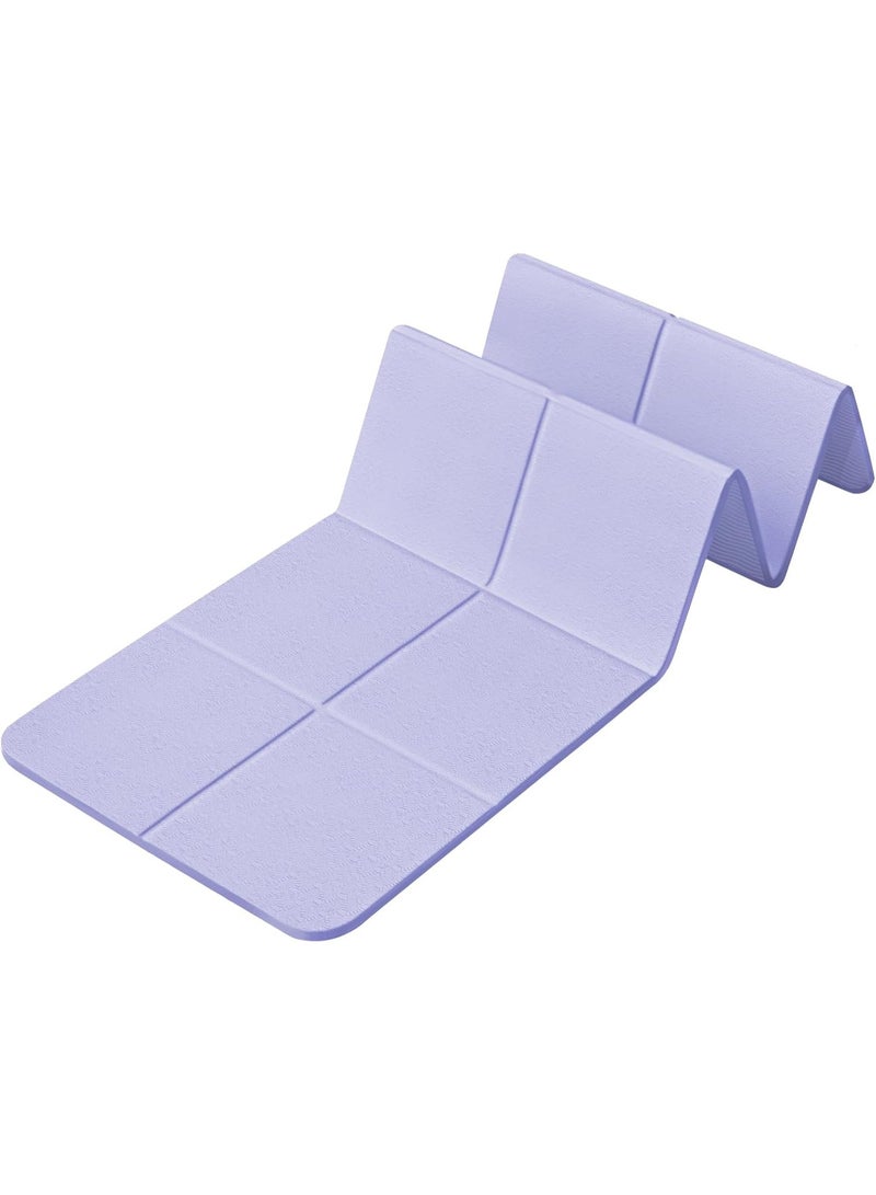 Bukela حصيرة يوغا قابلة للطي للسفر 72" × 32" × 0.32" بوصة، حصيرة تمارين قابلة للطي بسماكة 8 مم، حصيرة بيلاتس غير قابلة للانزلاق في الهواء الطلق للنساء والرجال، حصيرة يوغا سفر واسعة قابلة للتعبئة للتمرين واللياقة البدنية - Image 1