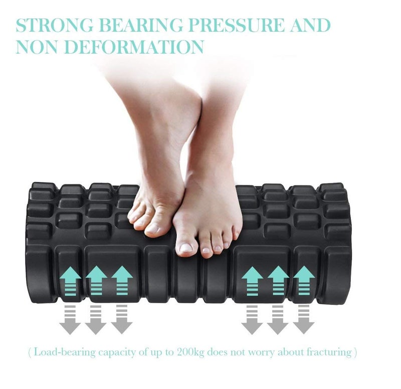 Bodylastics 60cms Foam Roller for Deep Tissue Massage, Relief from Sore Muscles Pain, Pre & Post Exercise Fitness Workout Sessions - Image 5