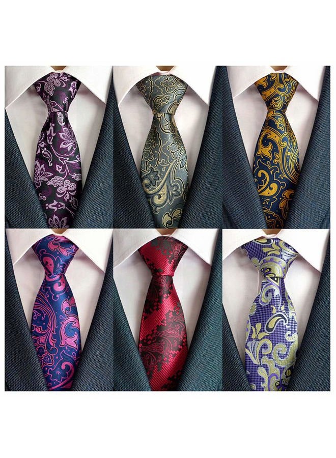 Adulove Men's Necktie 6 Pieces, One Size - Image 1