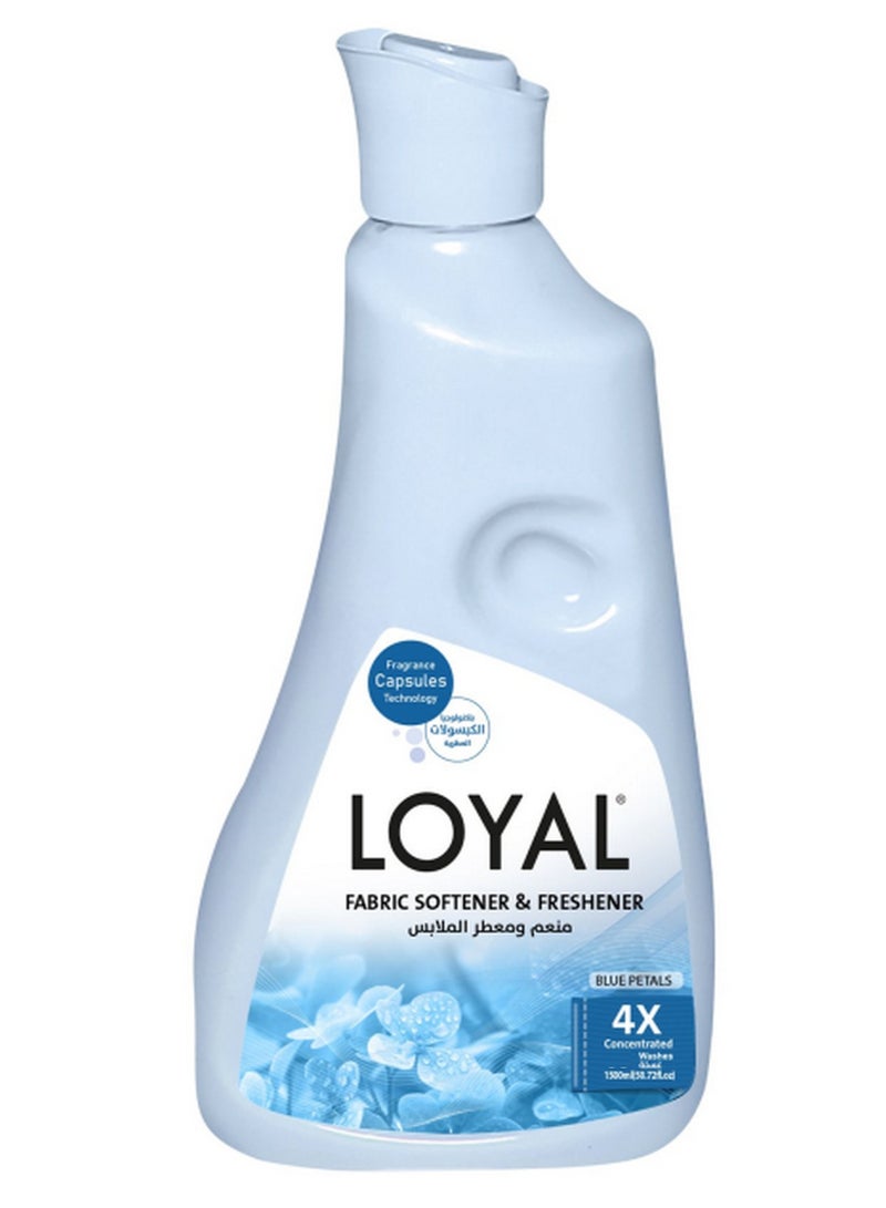 loyal Concentrated Fabric Softener & Freshener Blue Petals 750 ML - Image 3