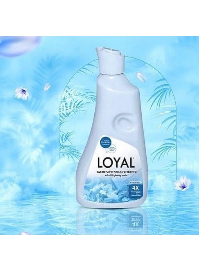 loyal Concentrated Fabric Softener & Freshener Blue Petals 750 ML - Image 4
