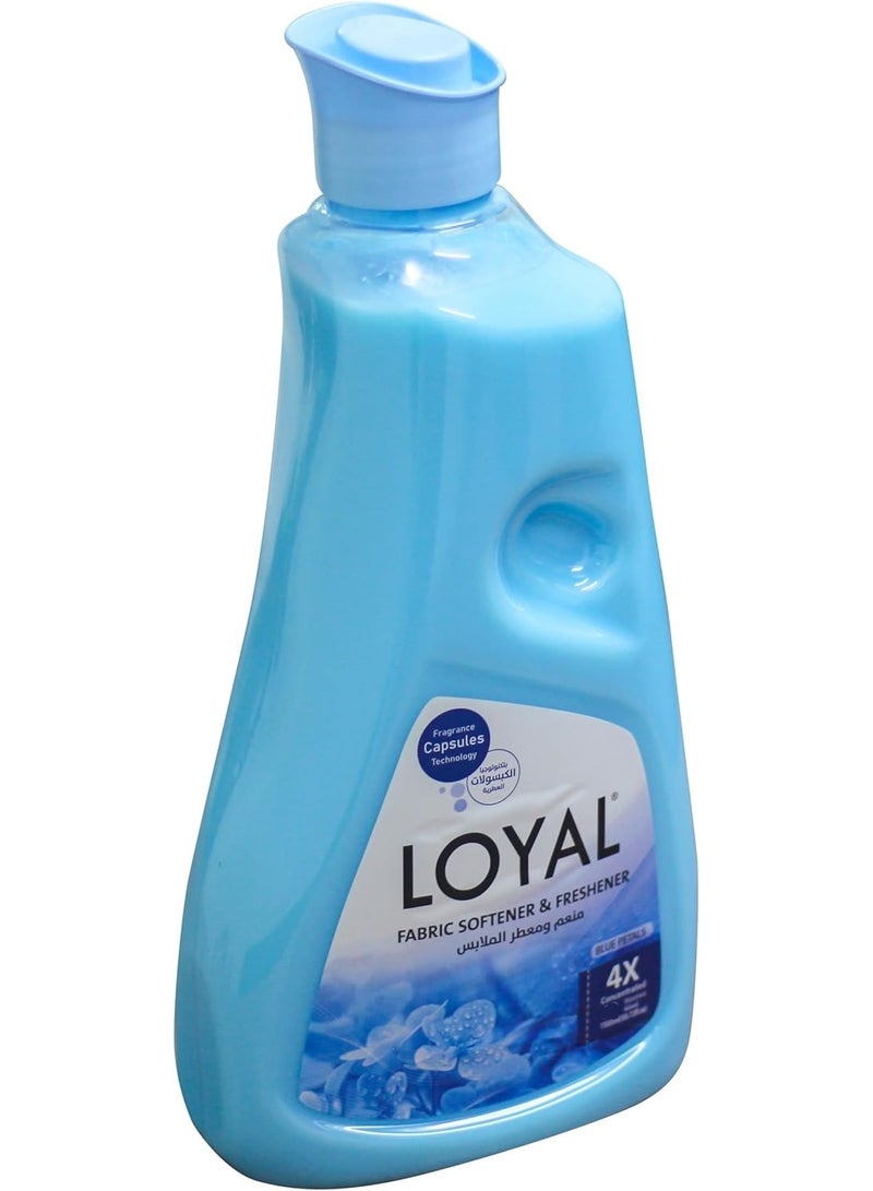 loyal Concentrated Fabric Softener & Freshener Blue Petals 750 ML - Image 5