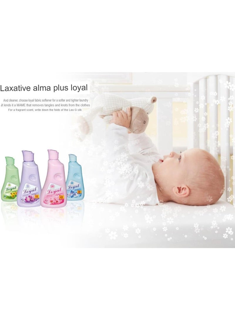 loyal Concentrated Fabric Softener & Freshener Blue Petals 750 ML - Image 2