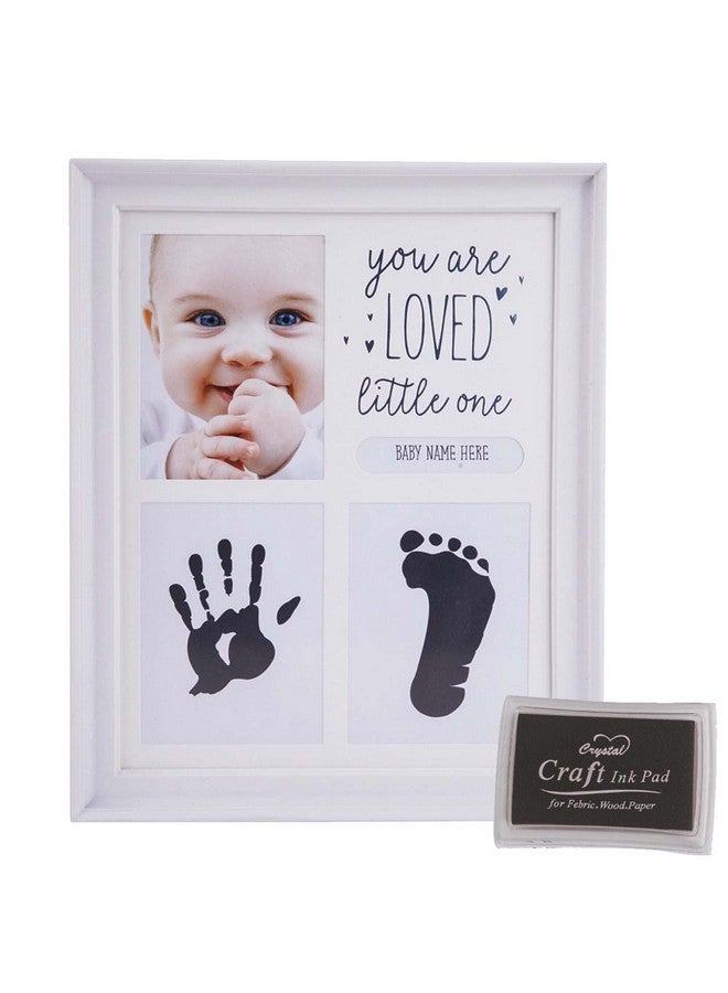 TRLREQ Baby Handprint And Footprint Kit,Baby Foot And Handprint Kit For Newborn Baby Girls And Boys,Baby Shower Gifts, Memory Art Picture Frames For Baby Registry, Nursery Decor - Image 1